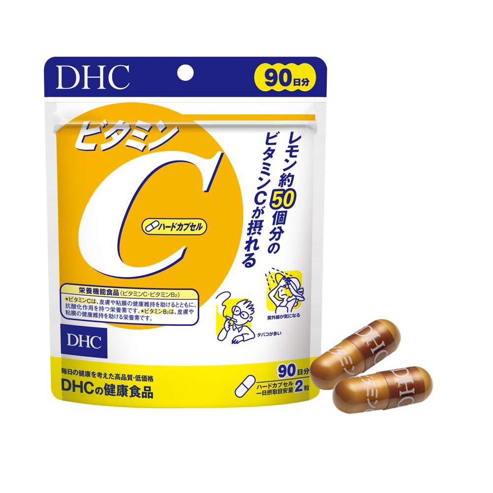 Viên uống DHC giúp bổ sung vitamin C.