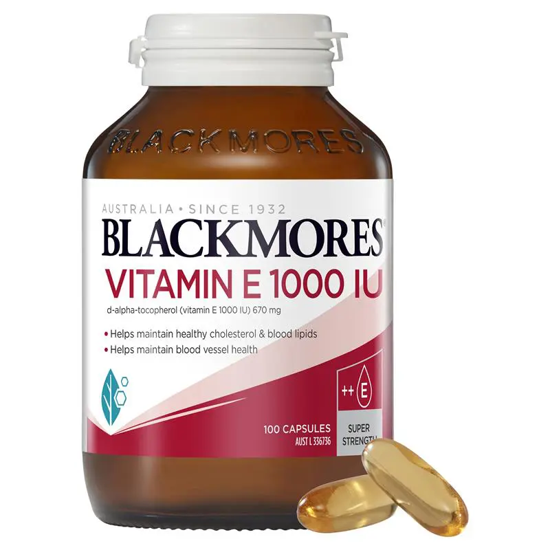 Vitamin E Blackmores giúp cải thiện làn da.